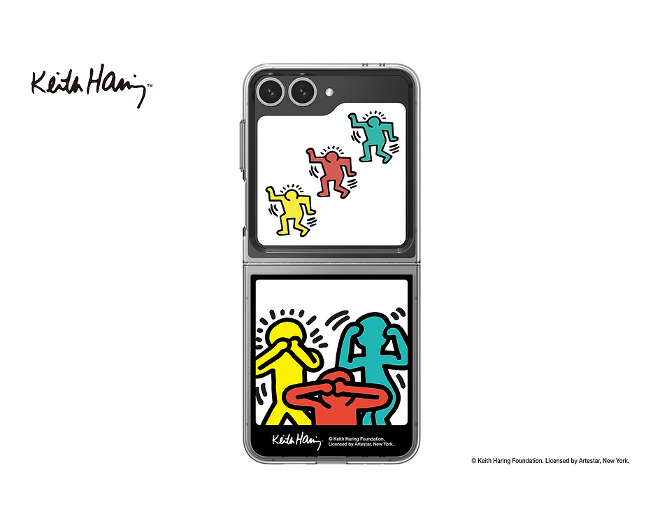 Keith Haring Photo Flipsuit Card for Galaxy Z Flip6 - Image 1