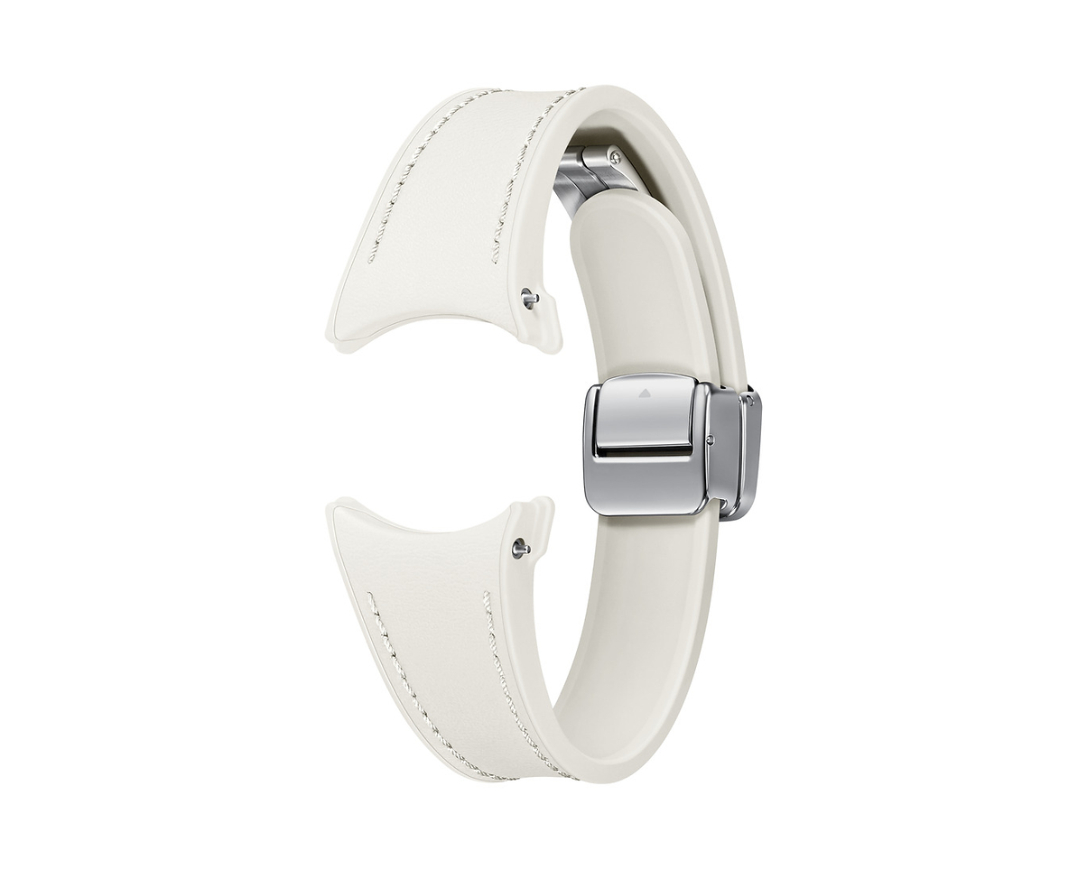 Galaxy Watch6 D-Buckle Hybrid Eco-Leather Band Slim (S/M) - Image 1