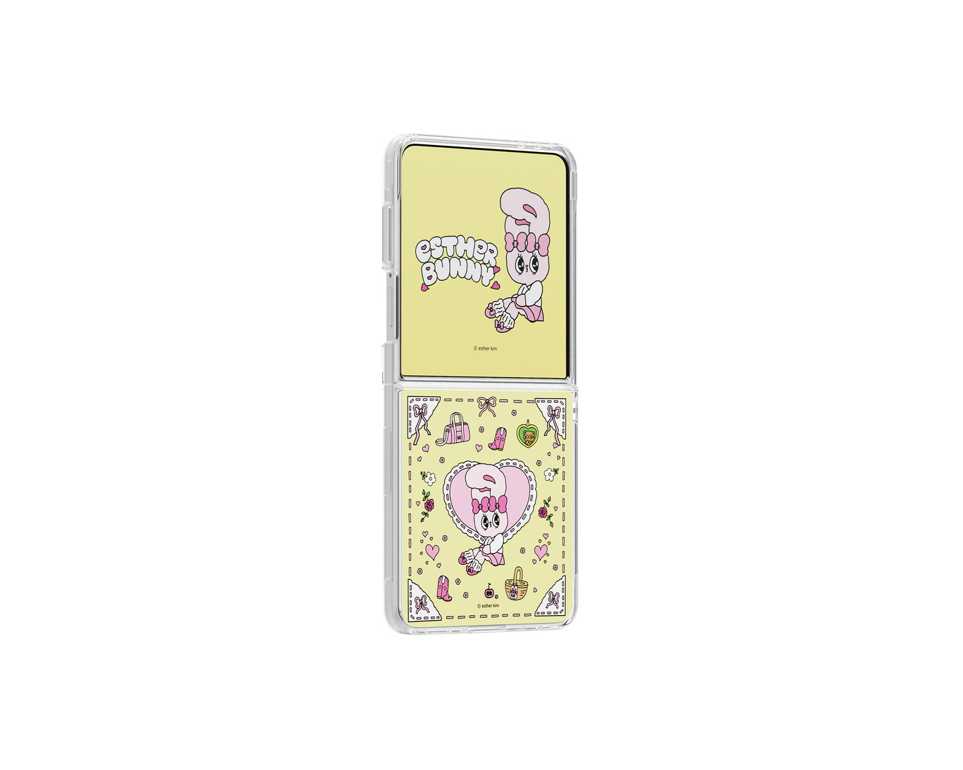 Galaxy Z Flip7 Flipsuit Case with Card Esther Bunny Ribbon - Image 2
