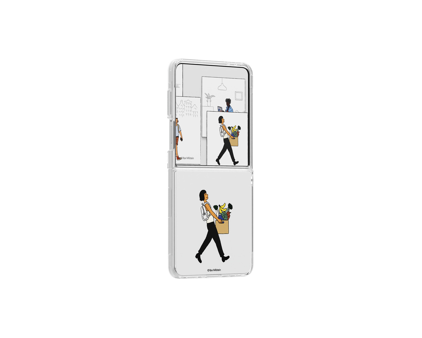 Galaxy Z Flip7 Flipsuit Case with Card Ilyamilstein Daily Life - Image 2