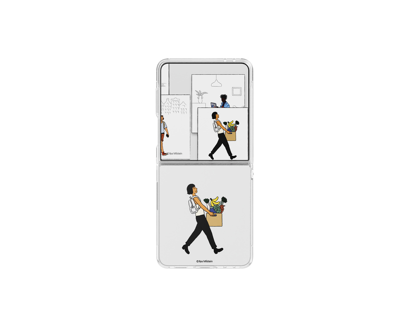 Galaxy Z Flip7 Flipsuit Case with Card Ilyamilstein Daily Life - Image 1